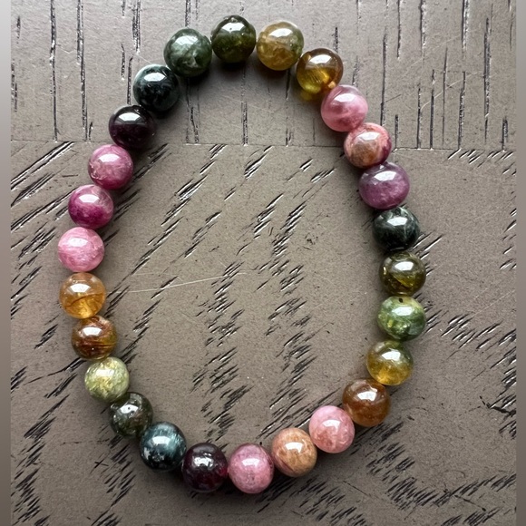 Jewelry - Watermelon tourmaline bracelet 7mm
